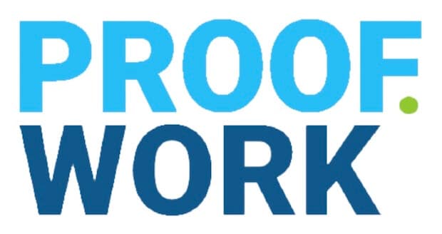 Proof Work Logo - Blockchain Health StartUp - Patientendaten
