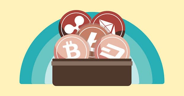 Bitcoin, Litecoin, Ethereum, Dash, Ripple Wallet