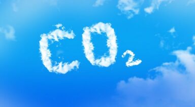 CO2 Schriftzug