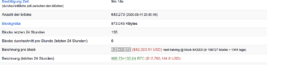 Blockzeit und Belohnungen für Miner - BTC