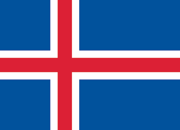 Flagge von Iceland