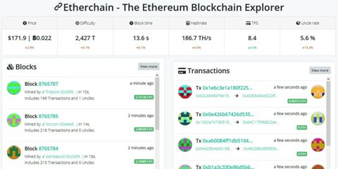 Ethereum Blockchain Explorer