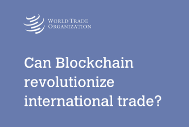 WTO - Blockchain Studie