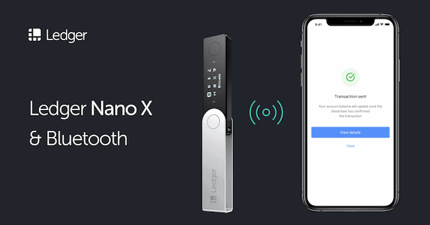 Ledger Nano X mit Bluetooth