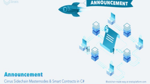 Stratis Chain Announcement Cirrus Sidechain Master Nodes & Smart Contracts in C#