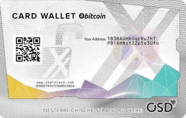 Card Wallet für Bitcoin