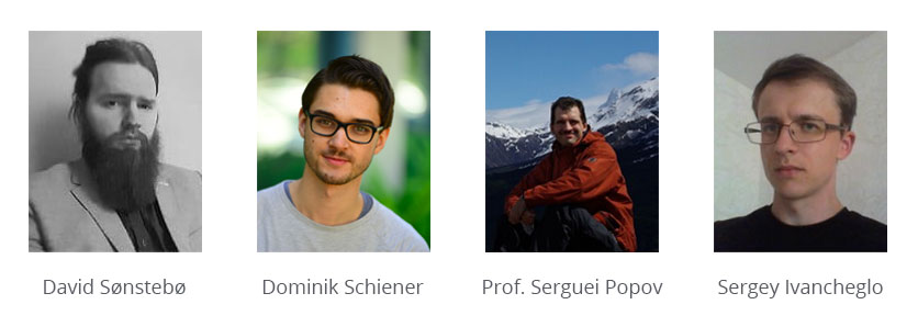 Die vier IOTA Gründer