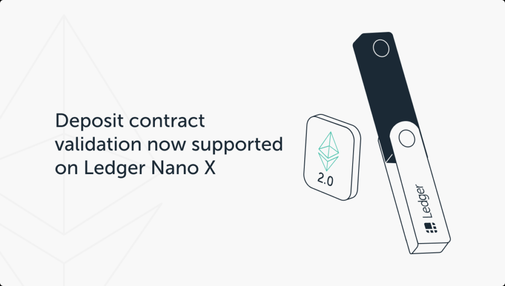 Ledger Nano X - Ethereum 2.0 Support