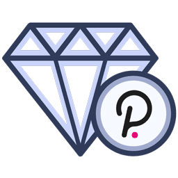 Grafik Diamant Polkadot Logo