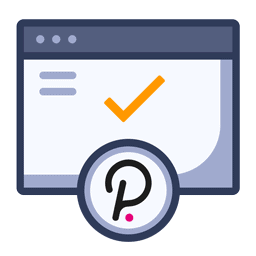 Browserfenster, Polkadot Logo, Polkadot kaufen Anleitung