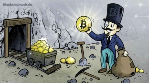 Bitcoin Mining Illustration