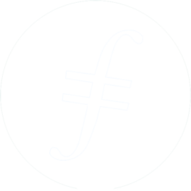 Filecoin Logo weiß