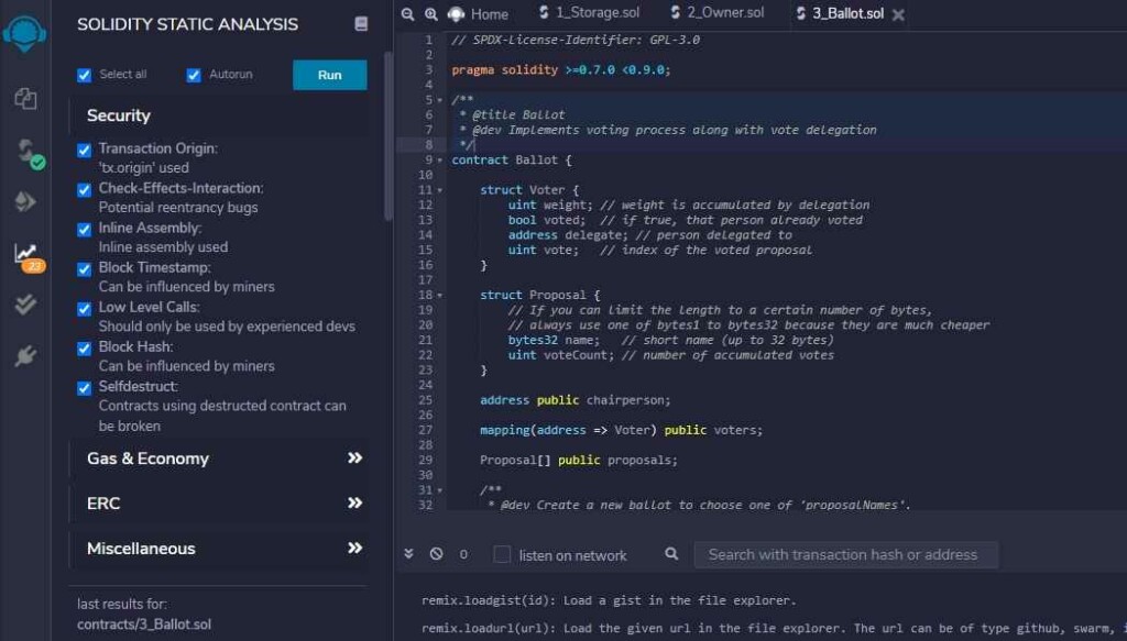 Solidity - Die Smart Contract-Programmiersprache
