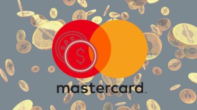 Mastercard Logo Goldmünzen