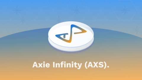 Axie Infinity AXS Logo features image