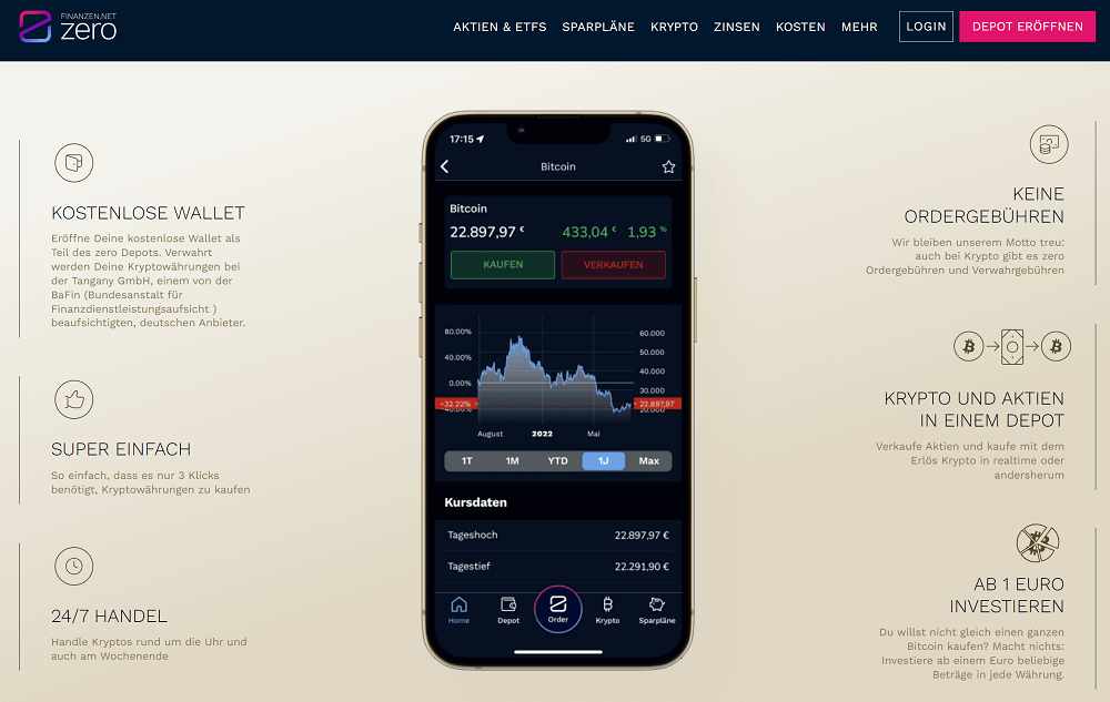 finanzen zero broker homepage