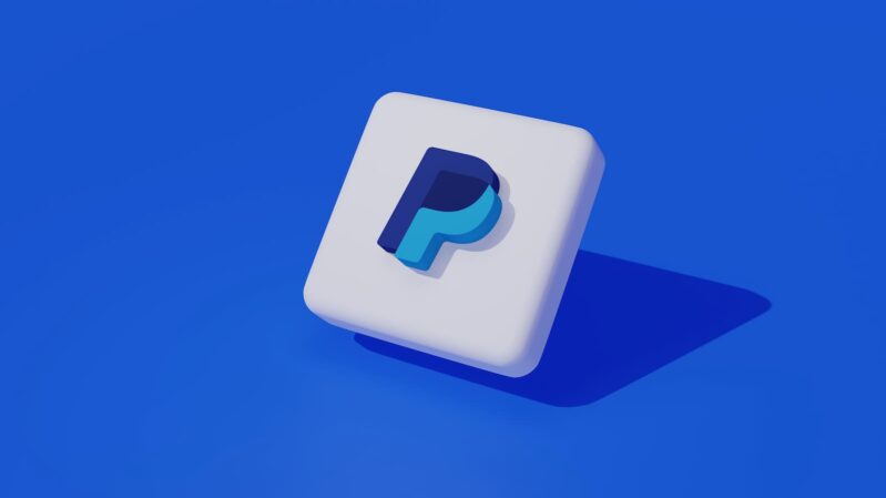 PayPal Icon in Form einer Kachel