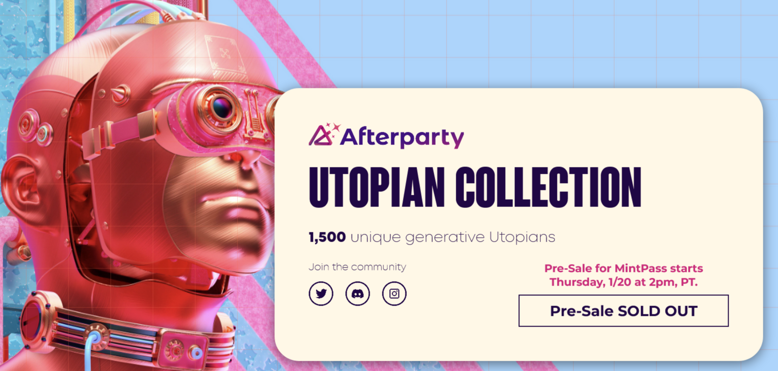 Flyer Afterparty Utopians