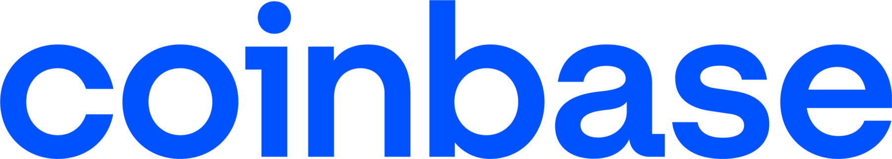 Coinbase Logo blau auf weiß