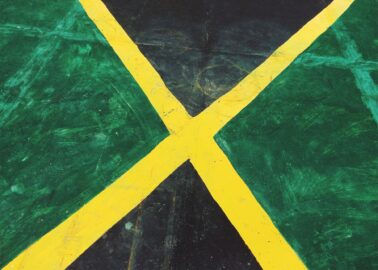 Flagge von Jamaica Ausschnitt