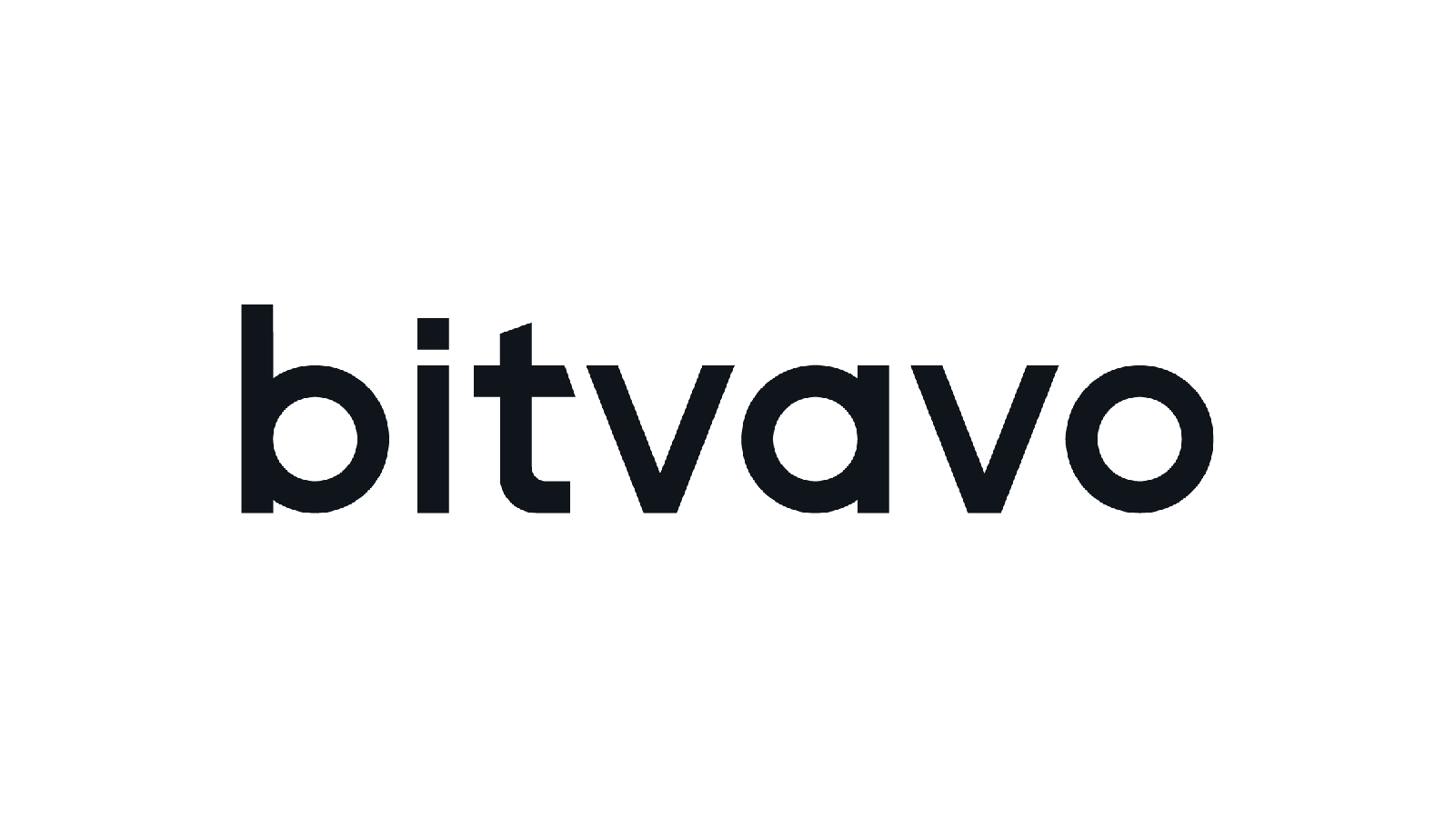 Bitvavo Logo schwarz auf Weiß