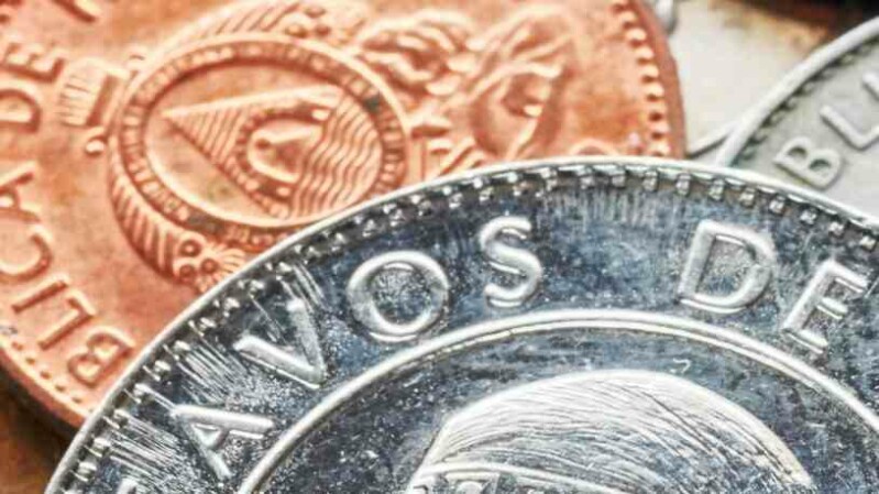 Münzen Honduras Ausschnitt