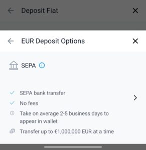 Bitcoins kaufen mit SEPA bei crypto.com