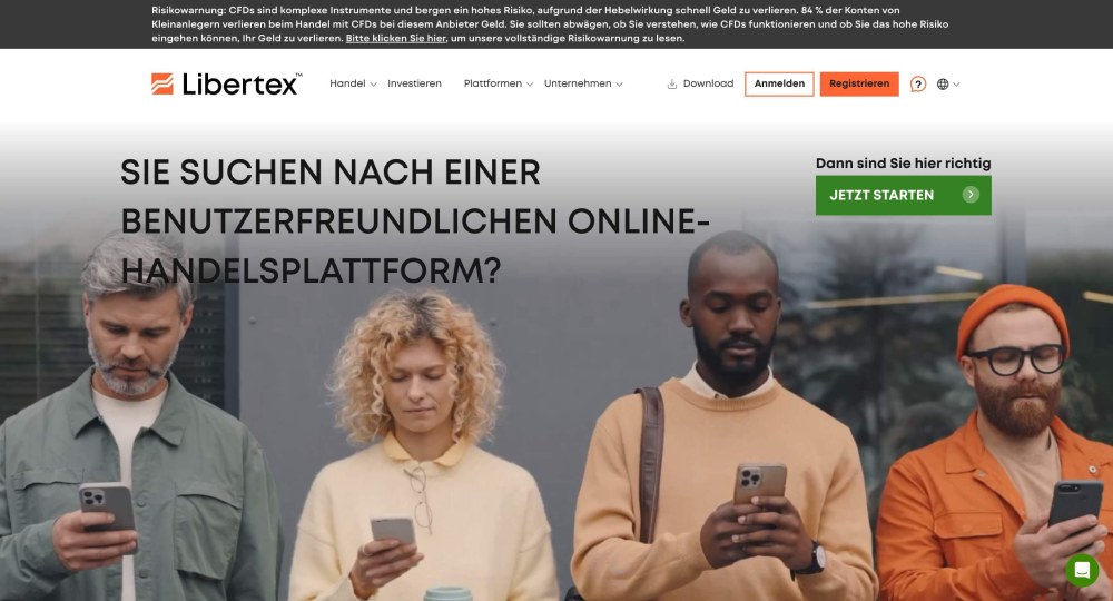 Libertex Startseite