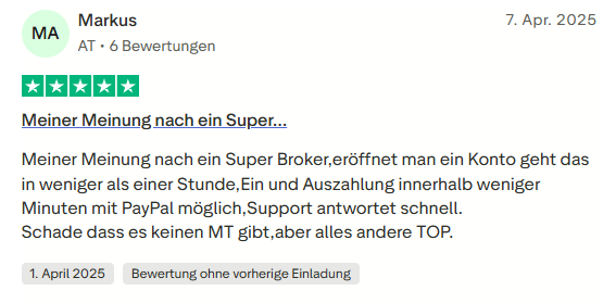 Positive Libertex Bewertung Trustpilot