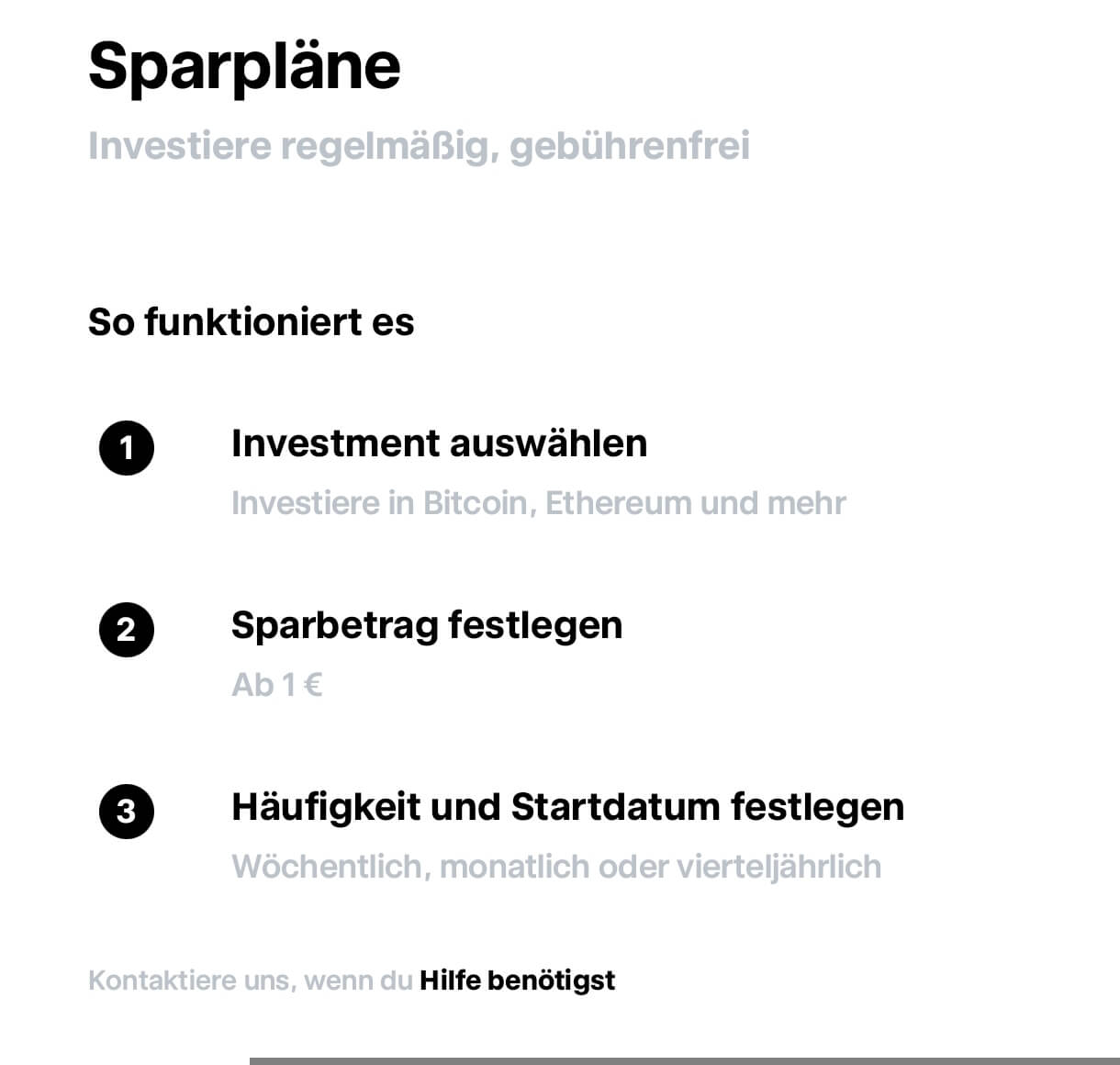 So funktionieren Sparplaene