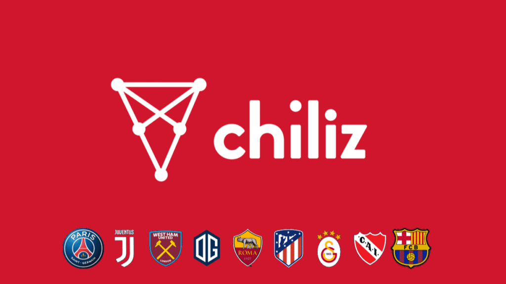 Chiliz Logo Logos europäischer Fussballvereine