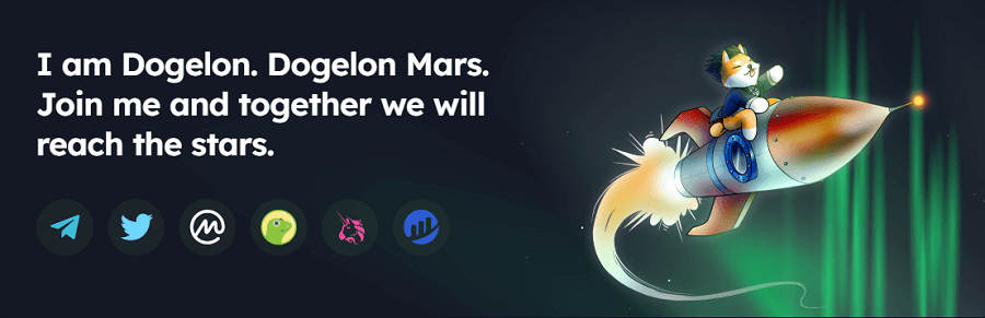 Dogelon Mars Webseite