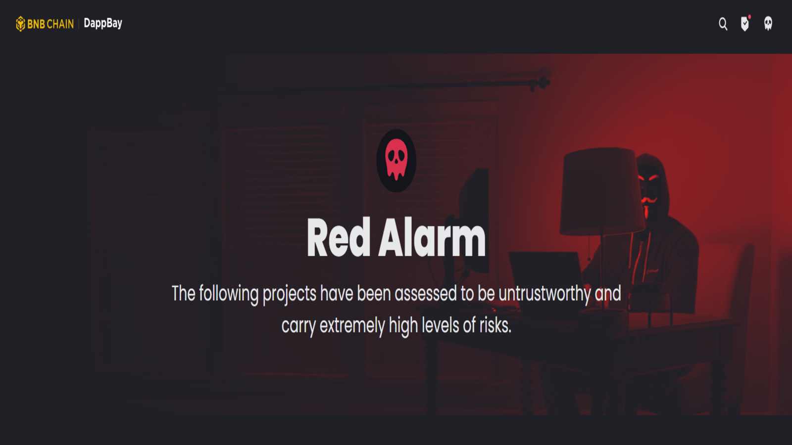 red alarm dappbay