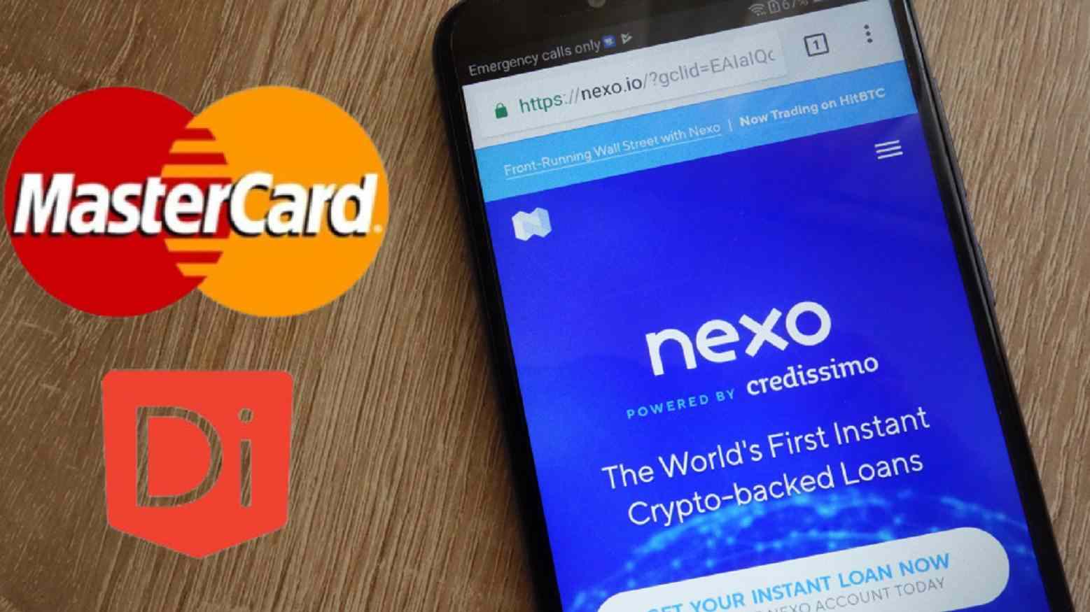 Nexo, DiPocket und Mastercard haben eine Kryptokreditkarte entwickelt