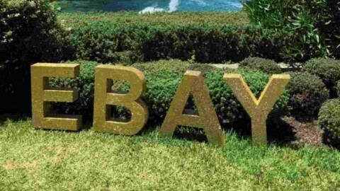 ebay logo im grünen