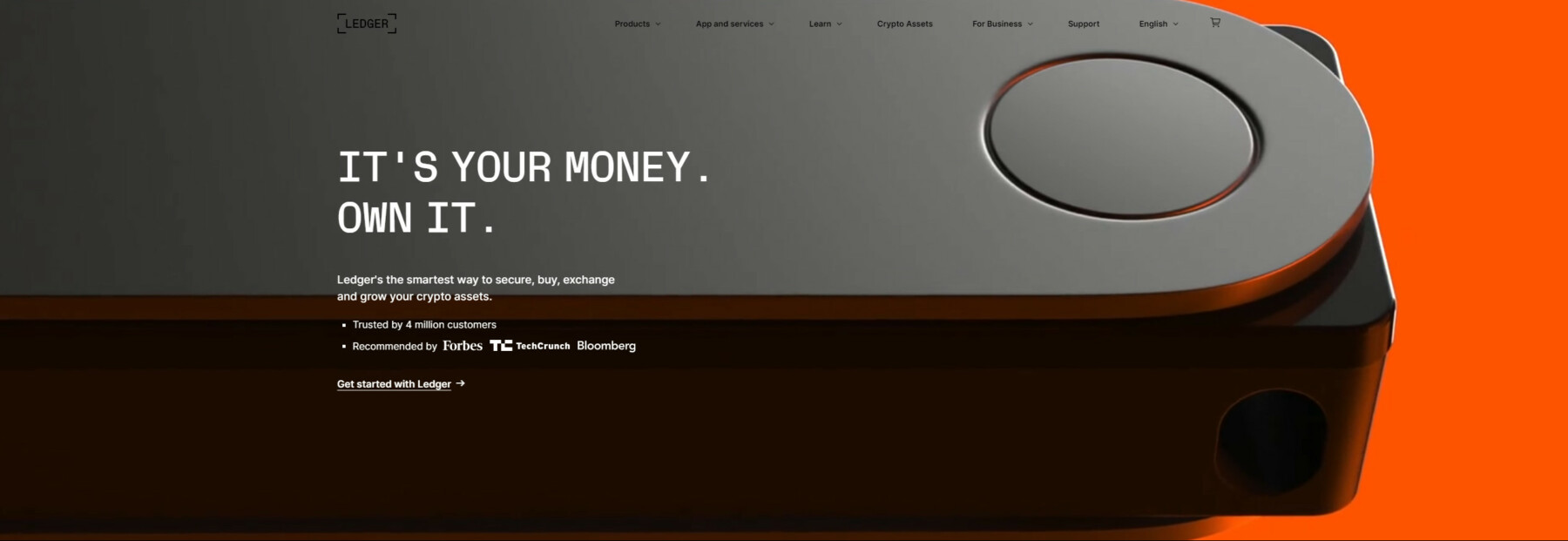 Ledger Wallet Homepage