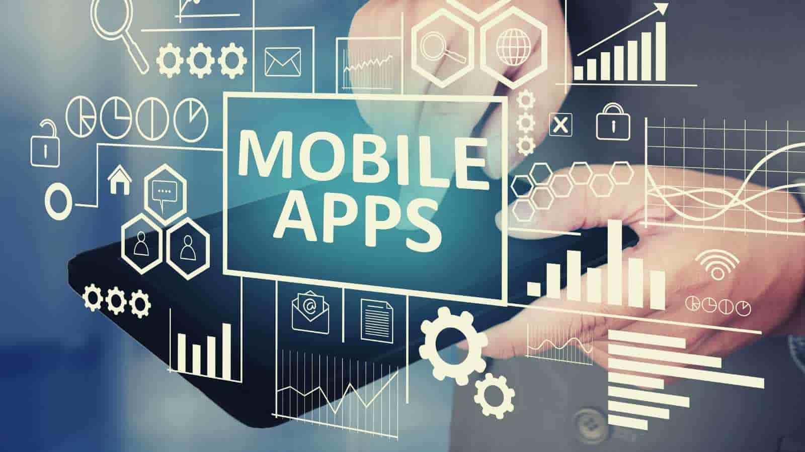 Mobile Apps Stock image