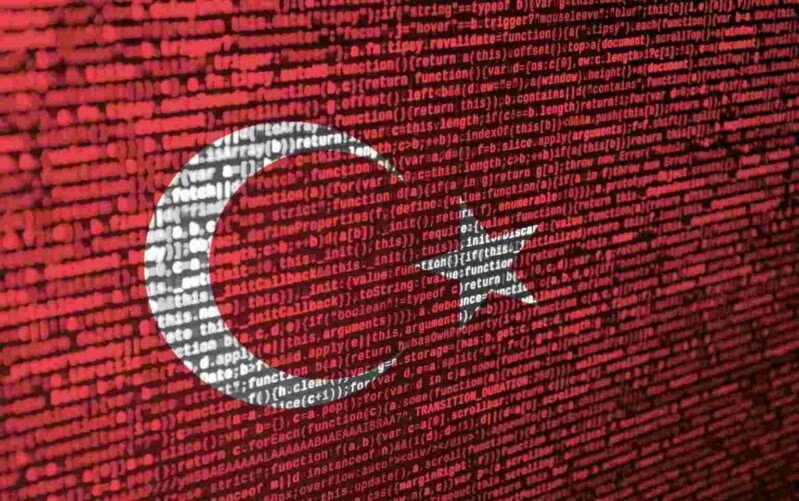 Türkei Flagge digital