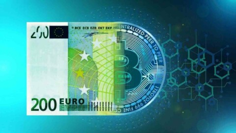 200 Euro Banknote geht in Bitcoin über