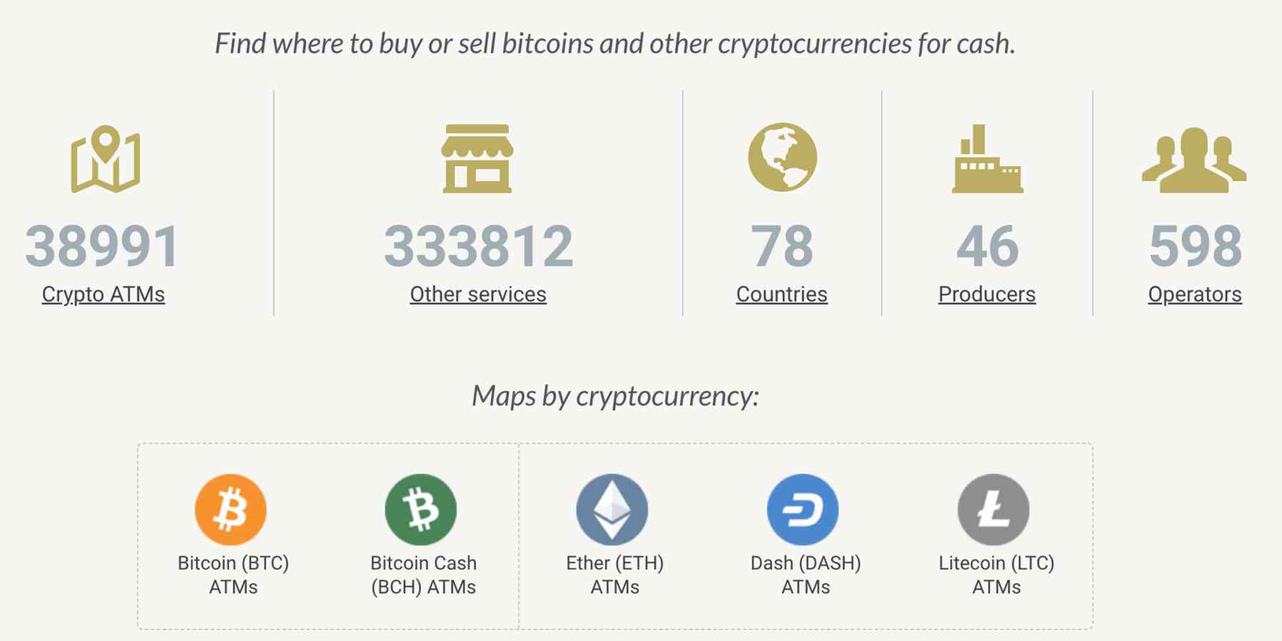 Bitcoin Automaten weltweit