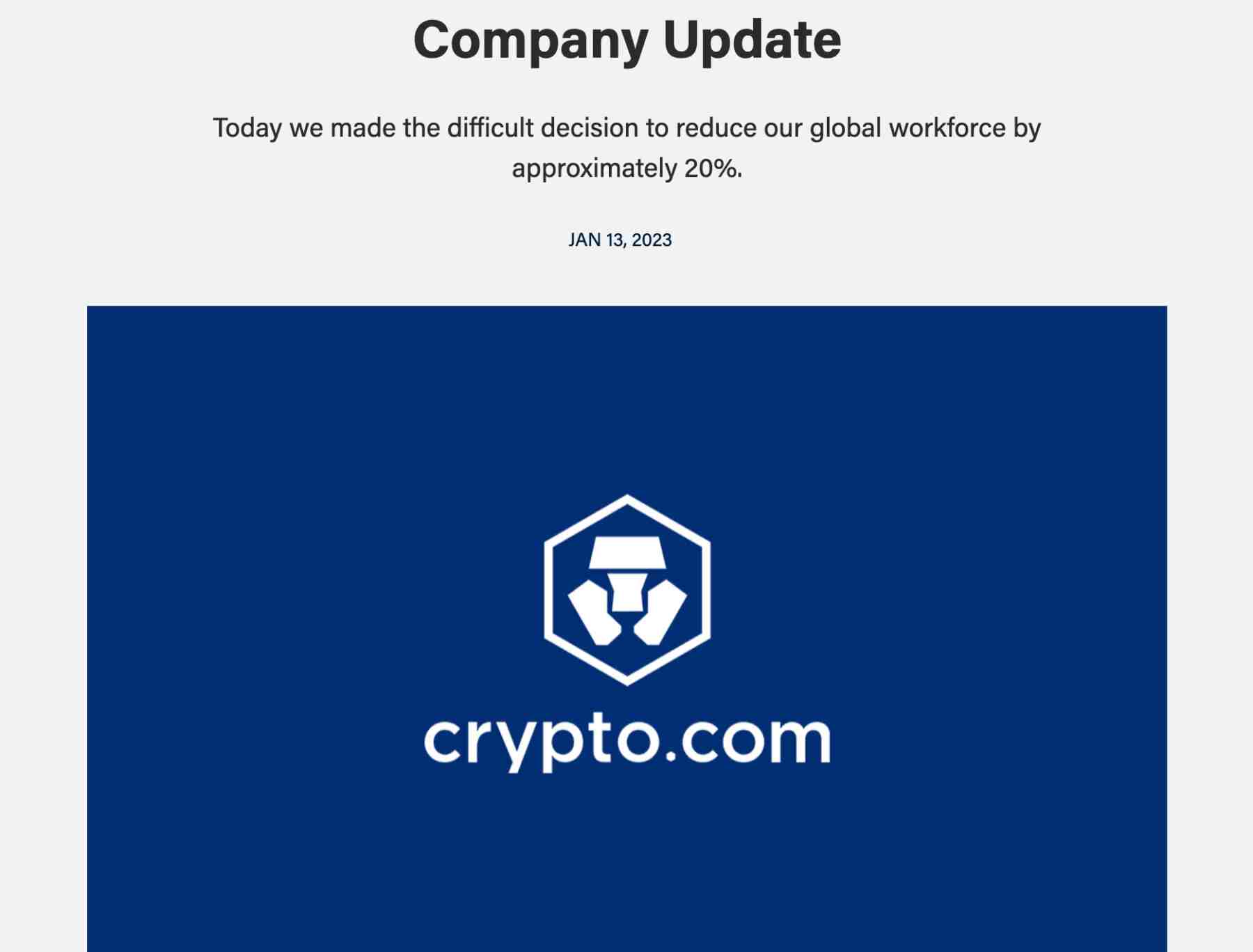 Firmenupdate Crypto.com