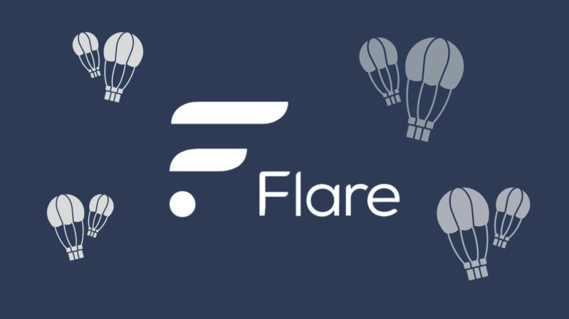 Flare Logo Airdrop Ballons