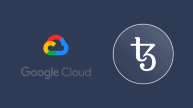 Google Cloud Tezos Logos
