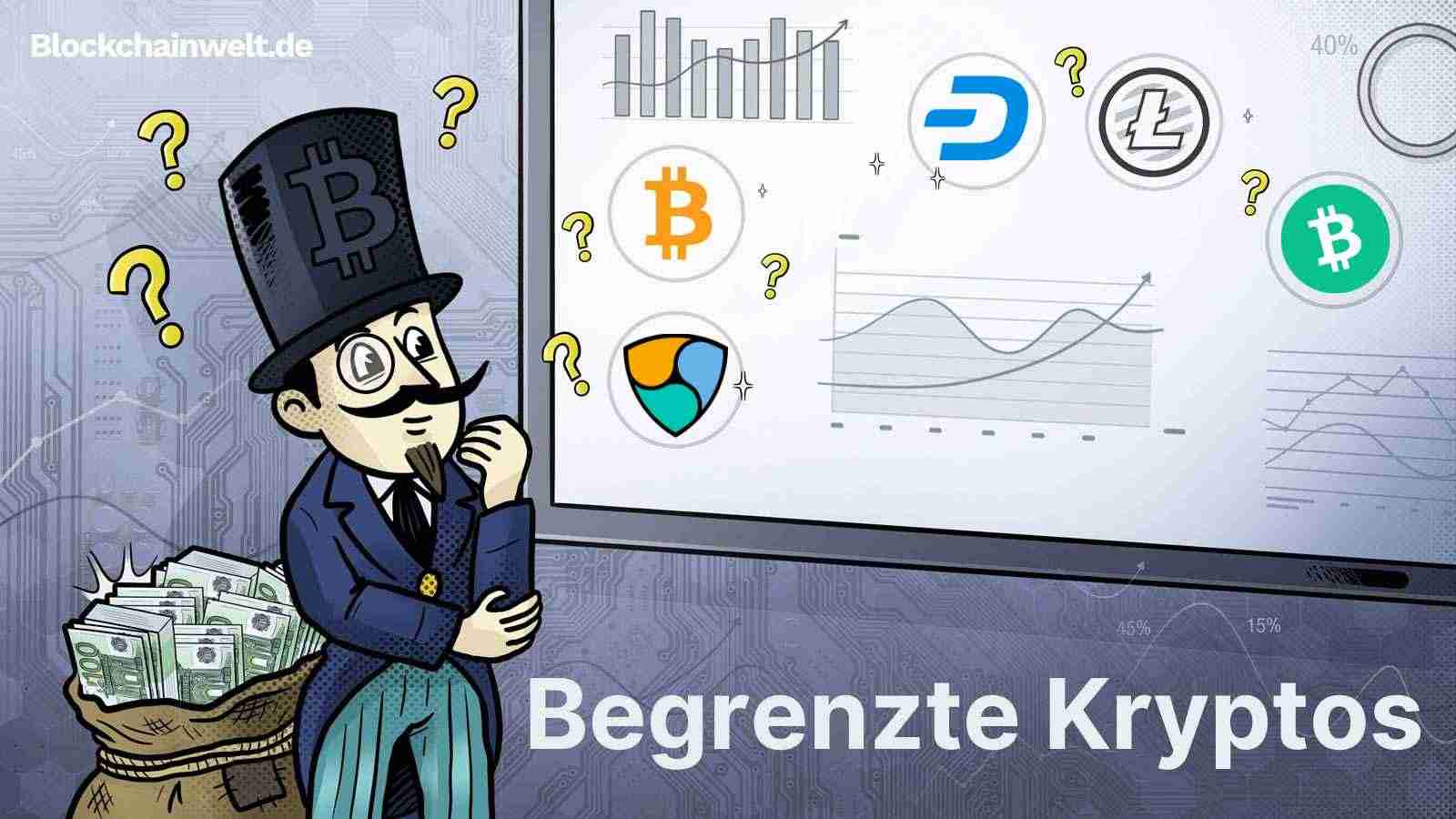 Begrenzte Kryptowährungen: Besten limitierten Kryptos in 2026