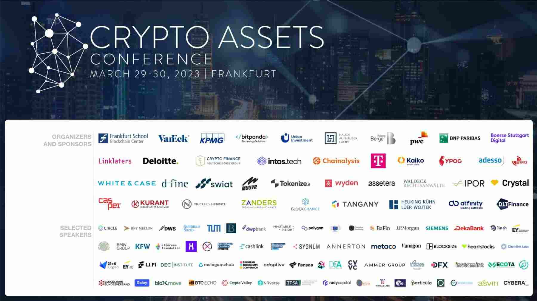 Crypto Assets Conference 2023 (CAC23A) Blockchainwelt