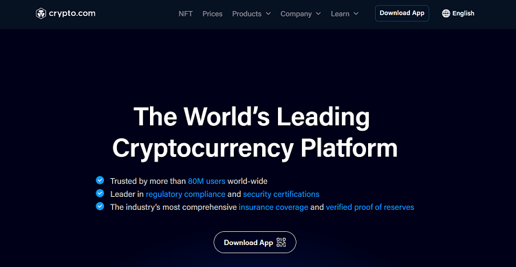 crypto.com webseite