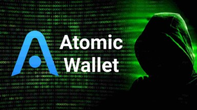 Atomic Wallet hack grüner binärcode
