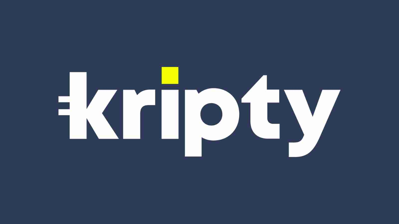 Kripty Logo Background BW