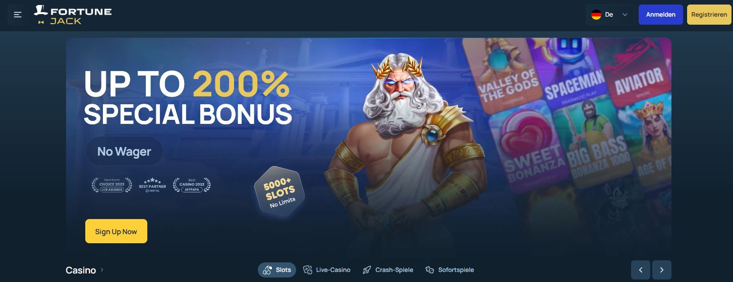 Fortunejack Bonus