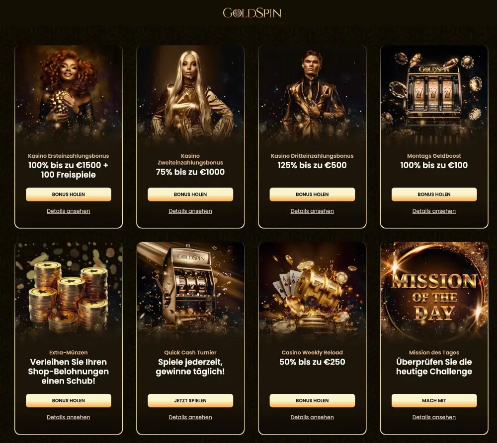 GoldSpin Bestandskundenbonus